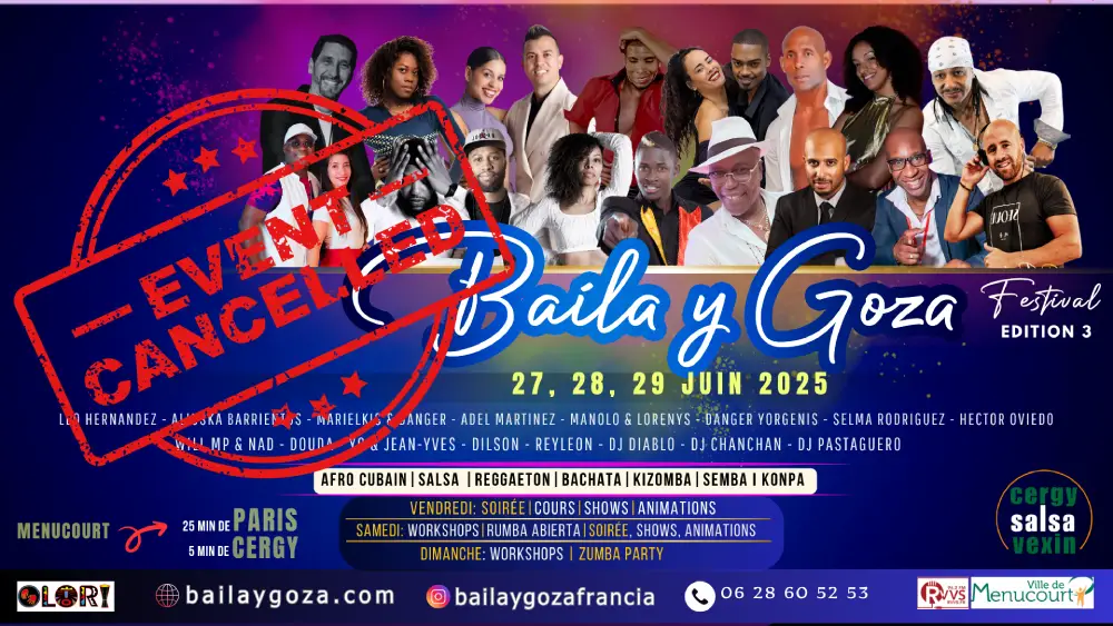 CANCELLED - BAILA Y GOZA 2025 Facebook v5.1